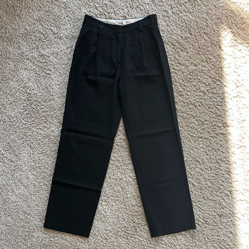 Diotima Black Straight Leg Pants | M